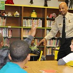 January 31, 2012 - 21:57 - Sheriff B.J. Roberts visited the Young Gentleman's Club of Booker Elementary School made up of 4th and 5th graders. Sheriff Roberts delivered a message on the workings of city and state government to the curious young men. Sheriff fielded questions for more than 30 minutes.
Credit: Lt. Alonzo Cherry, Hampton Sheriff's Office
