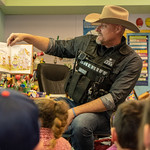 March 12, 2019 - 09:25 - Photographer: Danny Bavaro, PIO PCSO

Date Taken: March 2019

Brief Description: Sheriff Mark Lamb reads to kids at Mountain Vista K-8 in Oracle, Arizona

Name of Individuals in the 
Image: Sheriff Mark Lamb

Sheriff's Office: Pinal County Sheriff's Office
County and State: Pinal County, Arizona